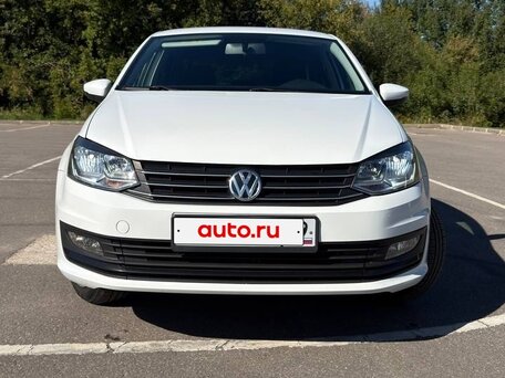2020 Volkswagen Polo V Рестайлинг, белый, 1280000 рублей, вид 2