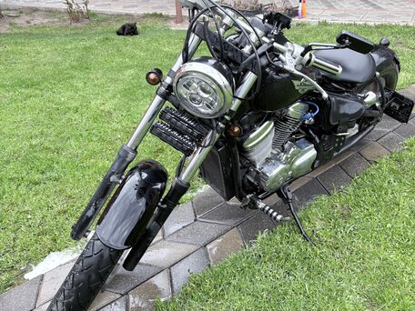 1997 Honda Steed 400, чёрный, 249000 рублей, вид 3