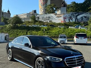 2022 Mercedes-Benz S-Класс 400 d 4MATIC VII (W223), чёрный, 7700000 рублей, вид 1