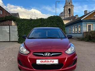 2012 Hyundai Solaris I, красный, 810000 рублей, вид 2