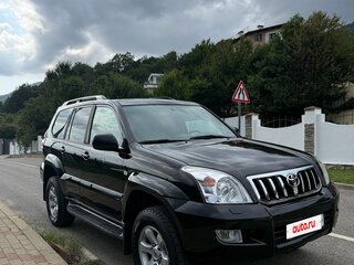 2008 Toyota Land Cruiser Prado 4-speed 120 Series Рестайлинг, чёрный, 2400000 рублей, вид 2