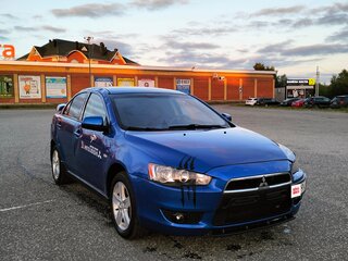 2008 Mitsubishi Lancer X, синий, 350000 рублей, вид 1