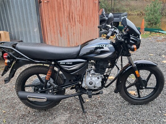 2023 Bajaj Boxer BM 150, чёрный, 140000 рублей - вид 2