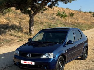 2008 Renault Logan I, синий, 320000 рублей, вид 1