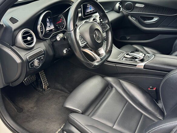 2017 Mercedes-Benz C-Класс 180 9G-TRONIC IV (W205), белый, 2800000 рублей - вид 4