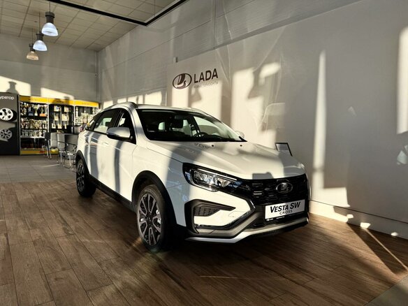 2026 Lada (ВАЗ) Vesta SW Cross I Рестайлинг (NG), белый - вид 1