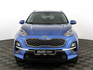2020 Kia Sportage IV Рестайлинг, синий, 2100000 рублей, вид 2