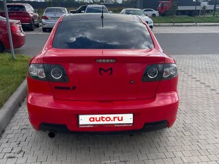2008 Mazda 3 I (BK) Рестайлинг, красный, 515000 рублей, вид 4