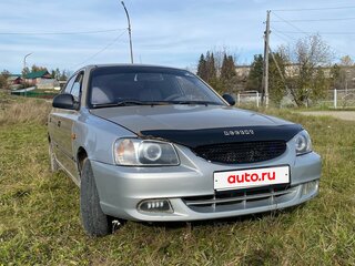 2005 Hyundai Accent ТагАЗ II, бежевый, 295000 рублей, вид 3