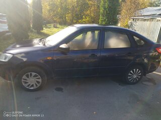 2015 Lada (ВАЗ) Granta I, синий, 320000 рублей, вид 4