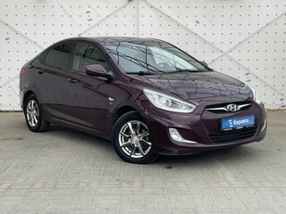 2013 Hyundai Solaris I, фиолетовый, 955000 рублей, вид 2