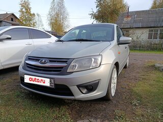 2015 Lada (ВАЗ) Granta I, серебристый, 350000 рублей, вид 3