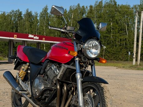 1993 Honda CB 400 Super Four, красный, 250000 рублей, вид 1