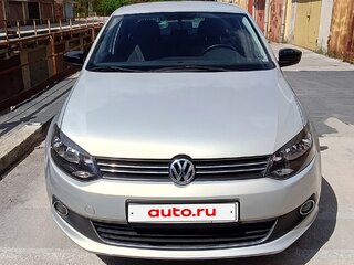2014 Volkswagen Polo V, жёлтый, 1050000 рублей, вид 2