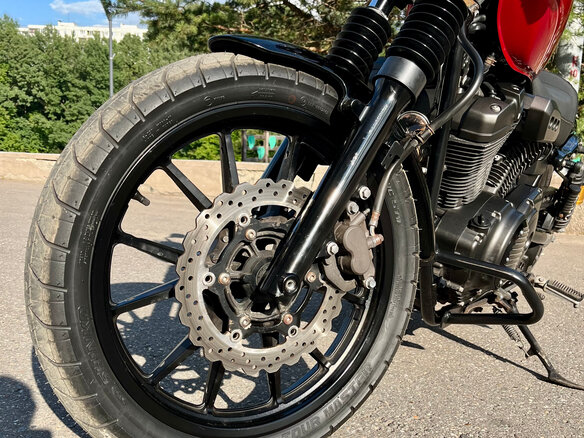 2015 Yamaha XVS950, красный, 550000 рублей - вид 4