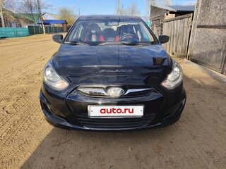 2013 Hyundai Solaris I, чёрный, 599999 рублей, вид 5