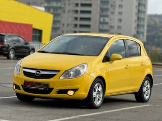 2008 Opel Corsa D, жёлтый, 399999 рублей, вид 1