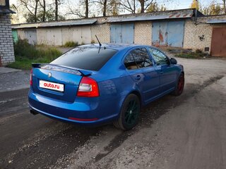 2012 Skoda Octavia RS II Рестайлинг, синий, 1200000 рублей, вид 4