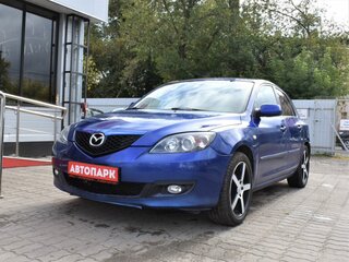 2006 Mazda 3 I (BK) Рестайлинг, синий, 479000 рублей, вид 4