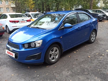 2012 Chevrolet Aveo II, синий, 800000 рублей, вид 1