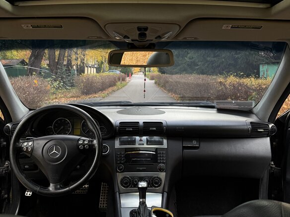 2005 Mercedes-Benz C-Класс 230 II (W203) Рестайлинг, чёрный, 770000 рублей - вид 9