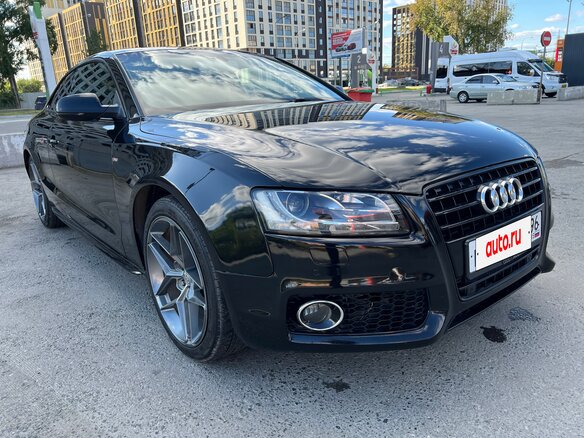 2010 Audi A5 I (8T), чёрный, 1100000 рублей - вид 4