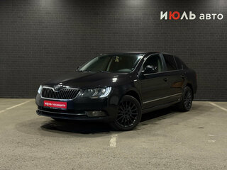 2013 Skoda Superb DSG II Рестайлинг, чёрный, 1240000 рублей, вид 1