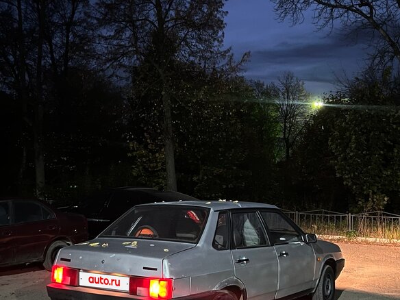 2002 Lada (ВАЗ) 21099, серебристый - вид 3