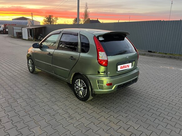2008 Lada (ВАЗ) Kalina I, зелёный, 157000 рублей - вид 3