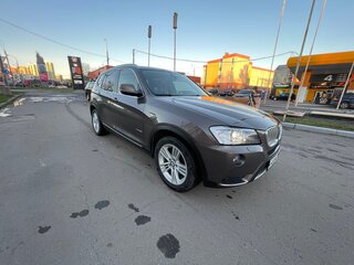 2012 BMW X3 28i xDrive II (F25), коричневый, 1400000 рублей, вид 3