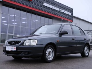 2009 Hyundai Accent ТагАЗ II, серый, 403168 рублей, вид 1