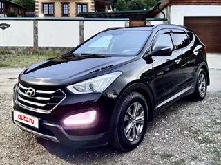2013 Hyundai Santa Fe III, чёрный, 1660000 рублей, вид 1