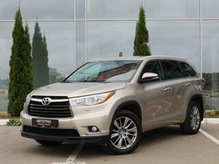 2014 Toyota Highlander III (XU50), золотистый, 3280000 рублей, вид 1
