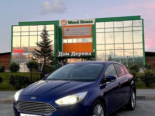 2015 Ford Focus III Рестайлинг, синий, 1260000 рублей, вид 4