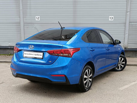 2018 Hyundai Solaris II, синий, 1169000 рублей, вид 5