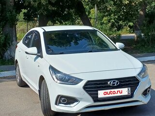 2017 Hyundai Solaris II, белый, 970000 рублей, вид 1
