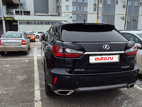 2017 Lexus RX 200t IV, чёрный, 3620000 рублей - вид 5
