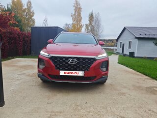 2020 Hyundai Santa Fe IV, оранжевый, 3200000 рублей, вид 2