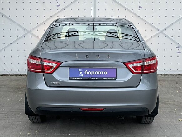 2019 Lada (ВАЗ) Vesta I, серый, 860000 рублей - вид 4