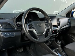 2021 Hyundai Solaris II Рестайлинг, синий, 1698800 рублей, вид 5