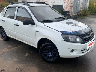 2013 Lada (ВАЗ) Granta I, белый, 290000 рублей, вид 1