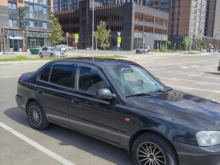 2008 Hyundai Accent ТагАЗ II, чёрный, 375000 рублей, вид 5