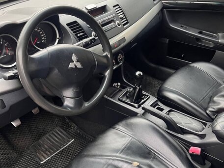 2012 Mitsubishi Lancer X Рестайлинг, чёрный, 520000 рублей, вид 5