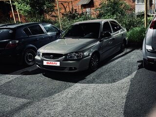 2008 Hyundai Accent ТагАЗ II, бежевый, 400000 рублей, вид 4