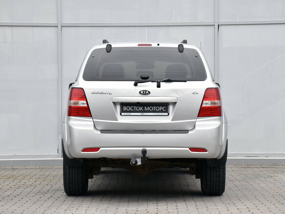 2009 Kia Sorento I Рестайлинг, серебристый, 845000 рублей - вид 4