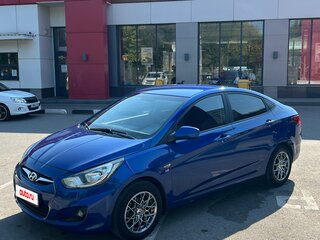2013 Hyundai Solaris I, синий, 880000 рублей, вид 1