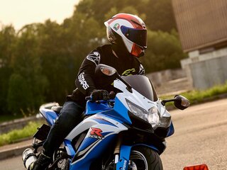 2009 Suzuki GSX-R 600, синий, 700000 рублей, вид 1