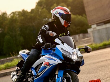 2009 Suzuki GSX-R 600, синий, 700000 рублей, вид 1