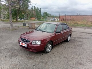 2008 Hyundai Accent ТагАЗ II, красный, 400000 рублей, вид 1