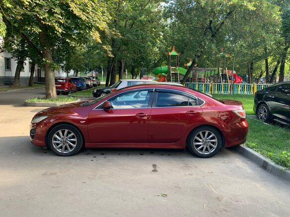 2012 Mazda 6 II (GH) Рестайлинг, красный, 1050000 рублей - вид 7